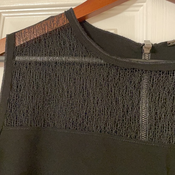 Black Elie Tahari Fit and Flare Dress - Picture 2 of 6